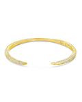 CZ Open Spike Cuff Bracelet