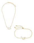 'When Stars Align' Constellation Necklace and Bracelet Set