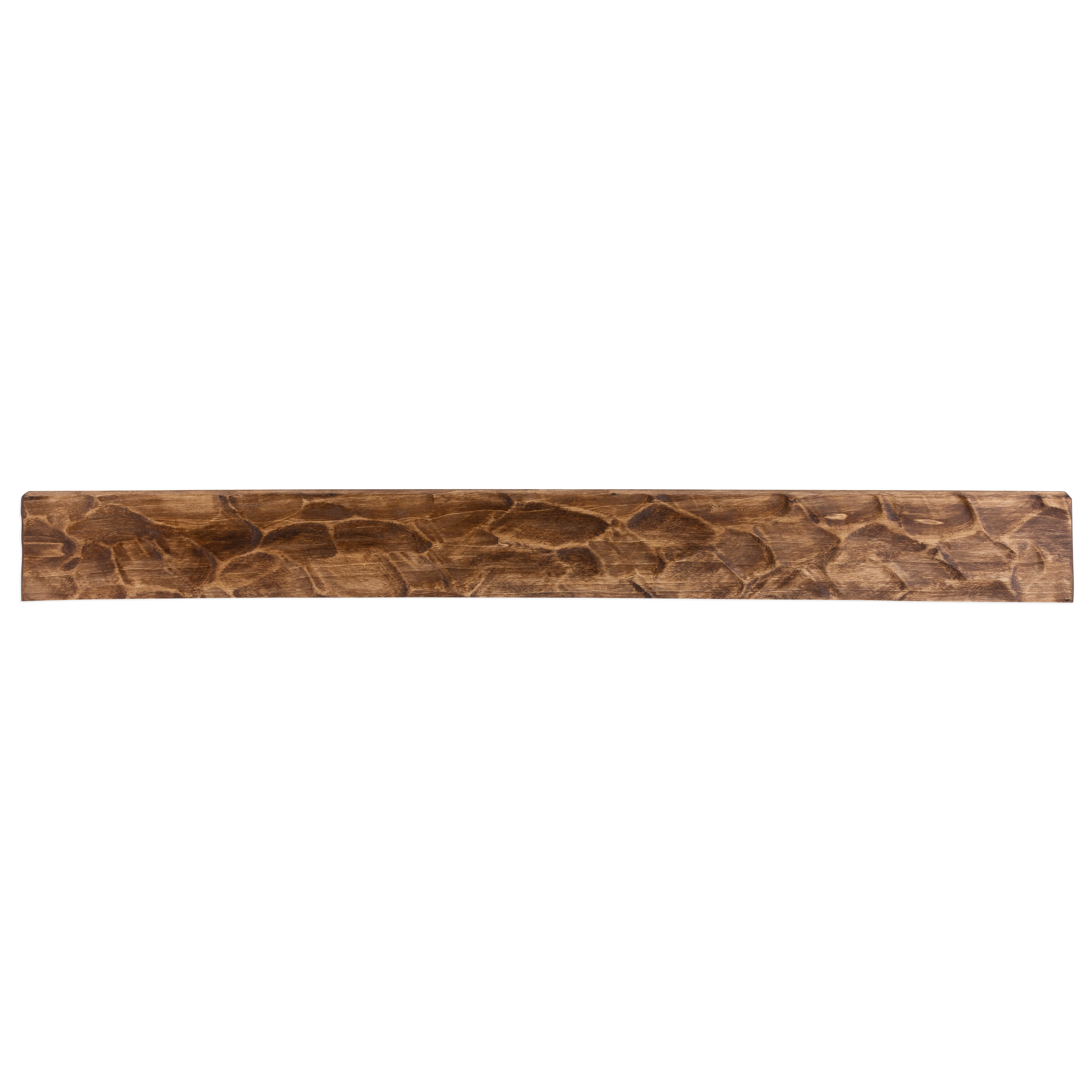 Rough Hewn Poplar Fireplace Mantel Shelf